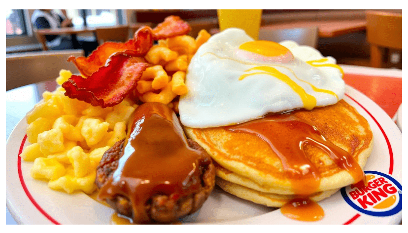 Menu Burger King Breakfast Platter With Price